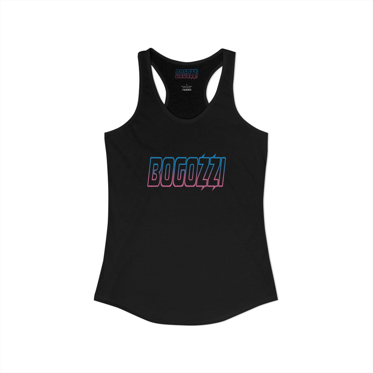 Electric Cotton Candy Women's Racerback Tank — BOGOZZI Graphic Tank