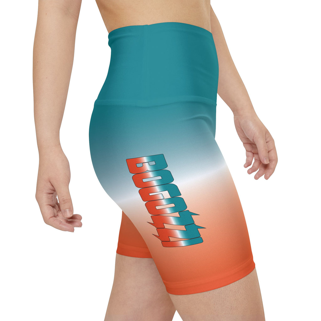 Icey Miami Beach Gradient Razzle Workout Shorts — BOGOZZI Women’s Activewear