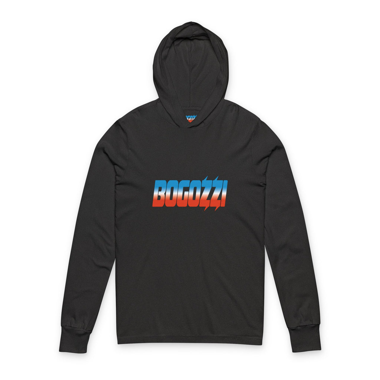 BOGOZZI - Vibrant Icey Dreamsicle - Unisex - Hooded Long Sleeve Tee — Stylish Streetwear & Gym Loungewear