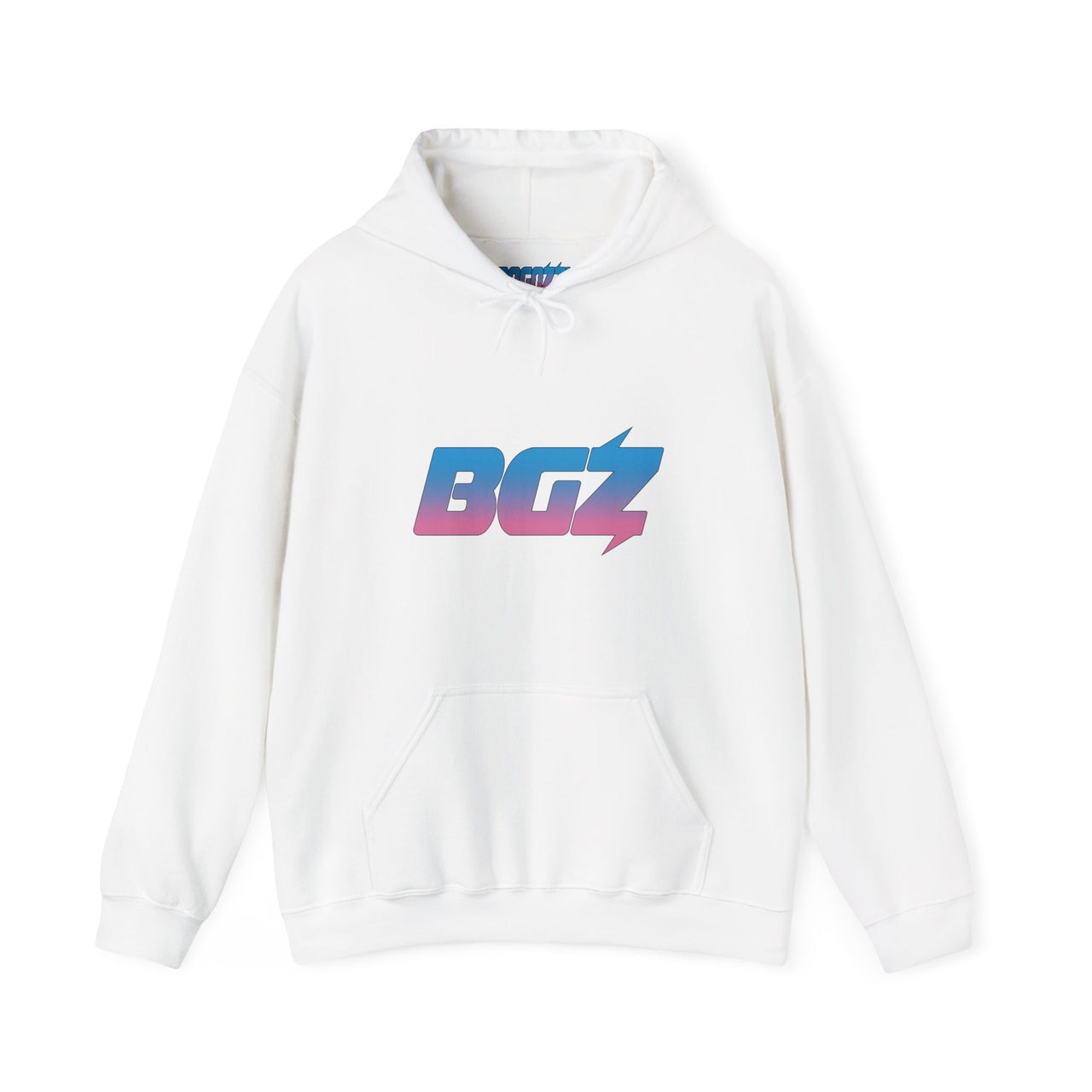 Unisex - Midweight Hoodie - Cotton Candy (BGZ) Gradient Graphic - (BOGOZZI - Alternate Logo)