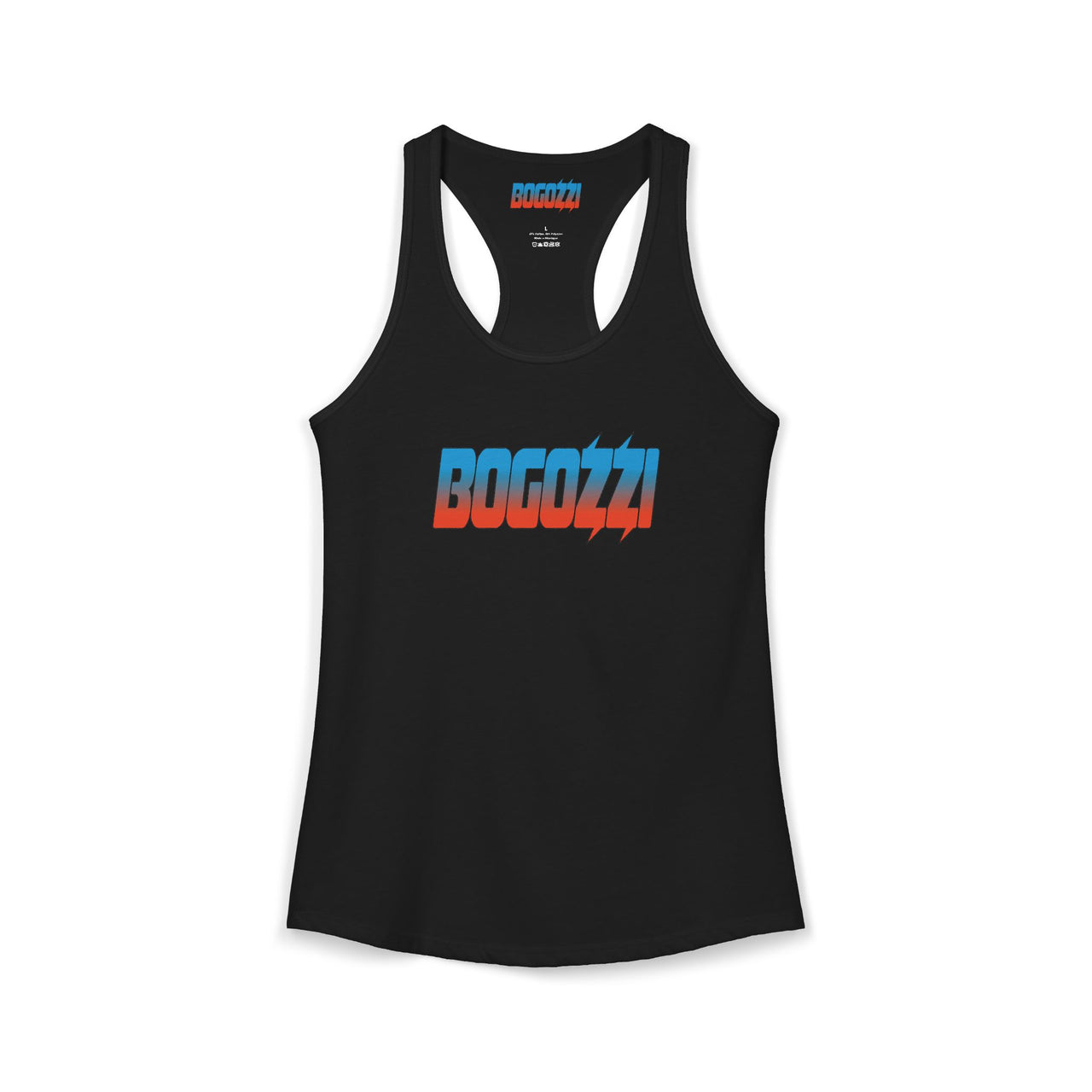 Racerback Tank — BOGOZZI Vibrant Dreamsicle Gradient Graphic