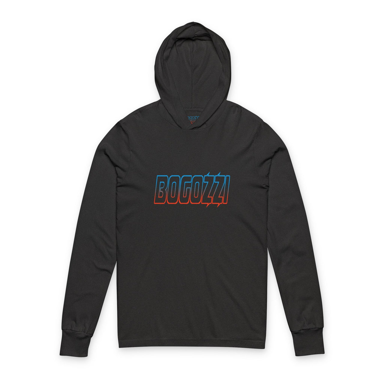 BOGOZZI - Electric Dreamsicle - Unisex - Hooded Long Sleeve Tee — Stylish Streetwear & Gym Loungewear