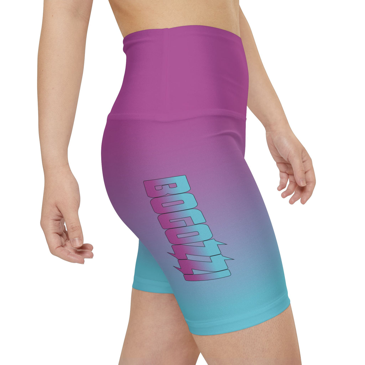 South Beach Gradient Dazzle Workout Shorts — BOGOZZI Women’s Activewear
