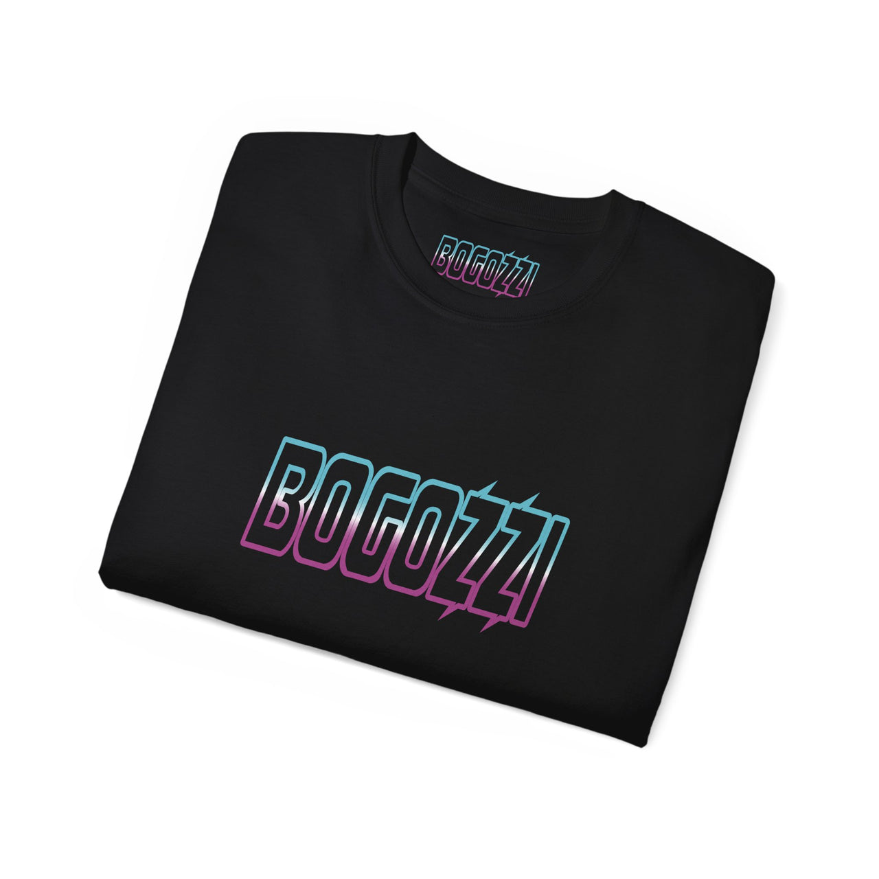 BOGOZZI - South Beach - Electric Ice Statement Tee — (Unisex)