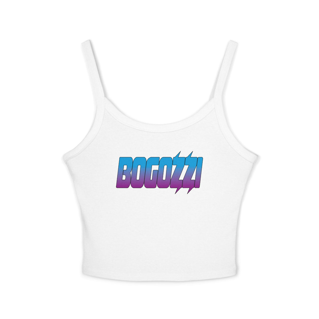 Vibrant Magenta Dream Spaghetti Strap Tank Top — BOGOZZI Cropped Style