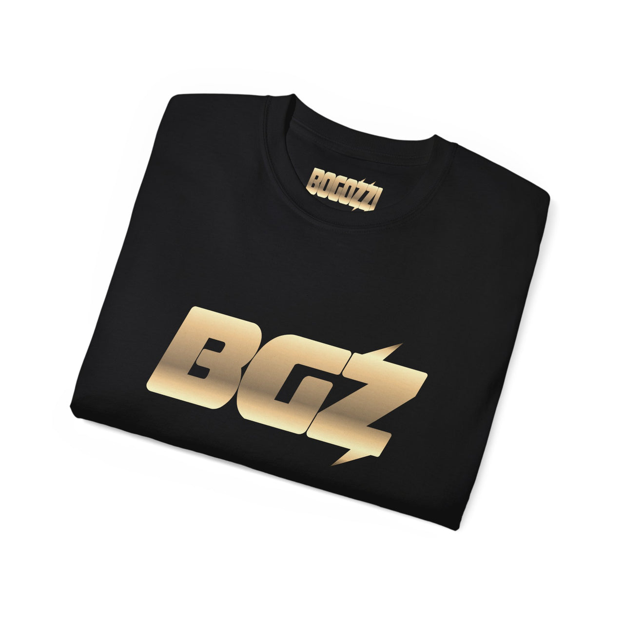 BOGOZZI (BGZ) - Glimmer Gold - Gradient Statement Tee — (Unisex)