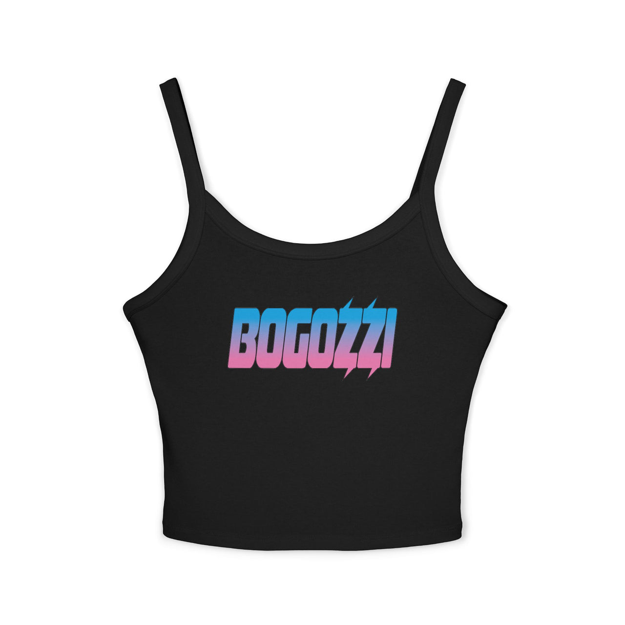 Vibrant Cotton Candy Spaghetti Strap Tank Top — BOGOZZI Cropped Style