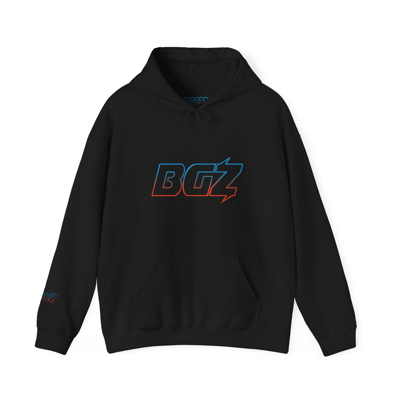BOGOZZI Electric Dreamsicle Gradient Hoodie — BGZ Logo Midweight