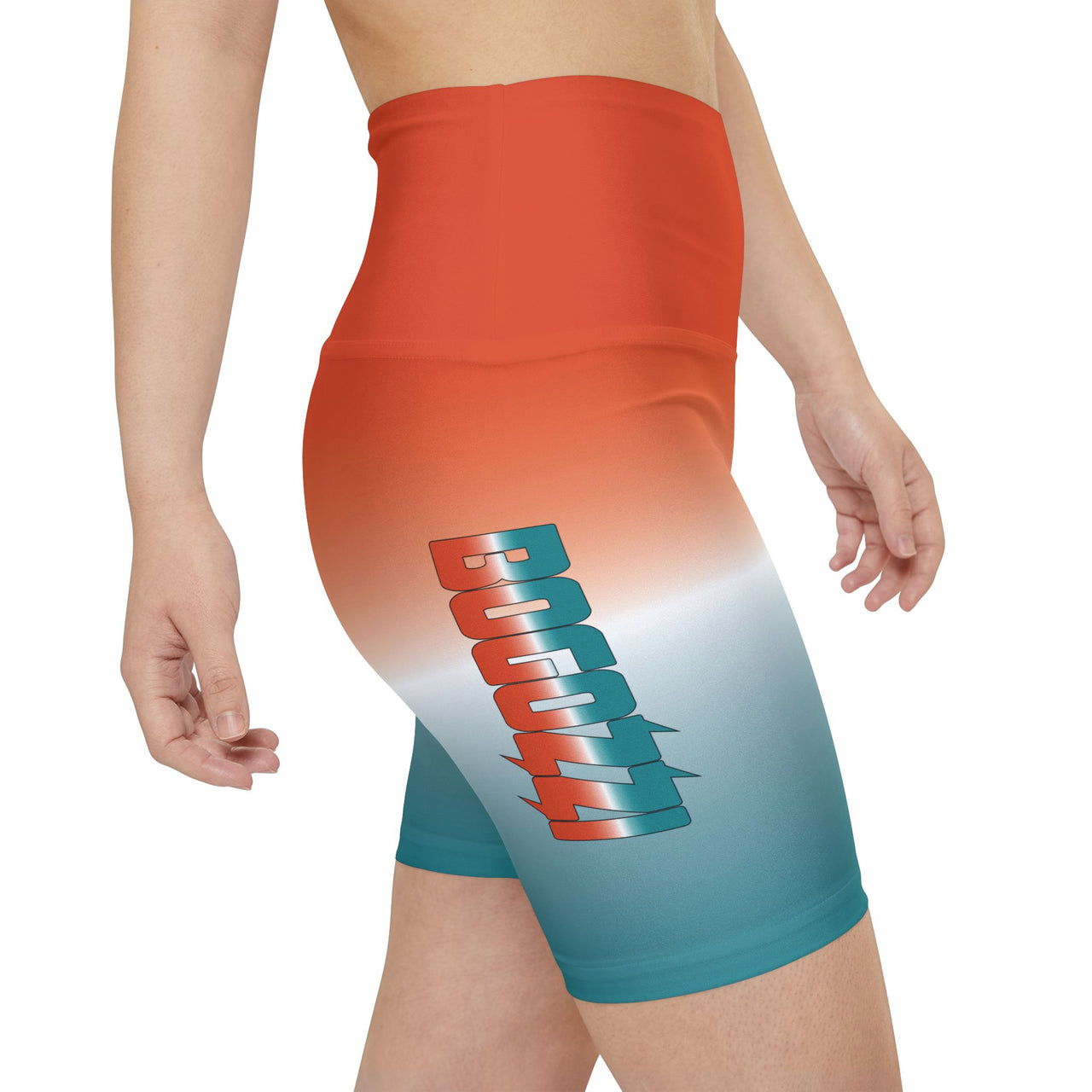 Icey Miami Beach Gradient Dazzle Workout Shorts — BOGOZZI Women’s Activewear