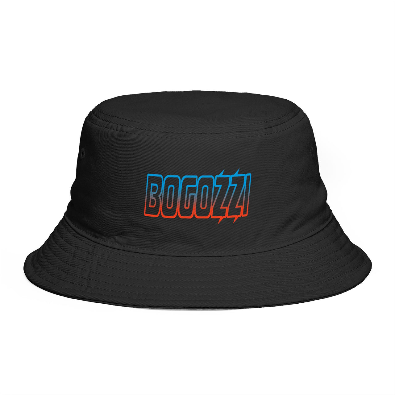 3D Electric Gradient Logo Bucket Hat —BOGOZZI  (DREAMSICLE)