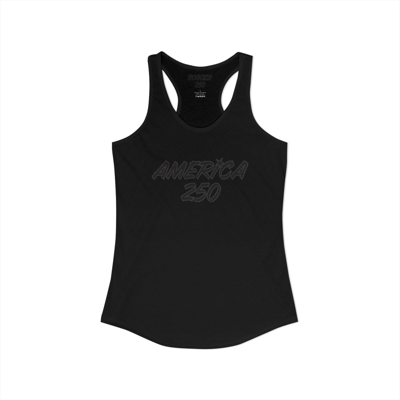 Women's America 250 Racerback Tank — Patriotic USA Graphic Tank Top