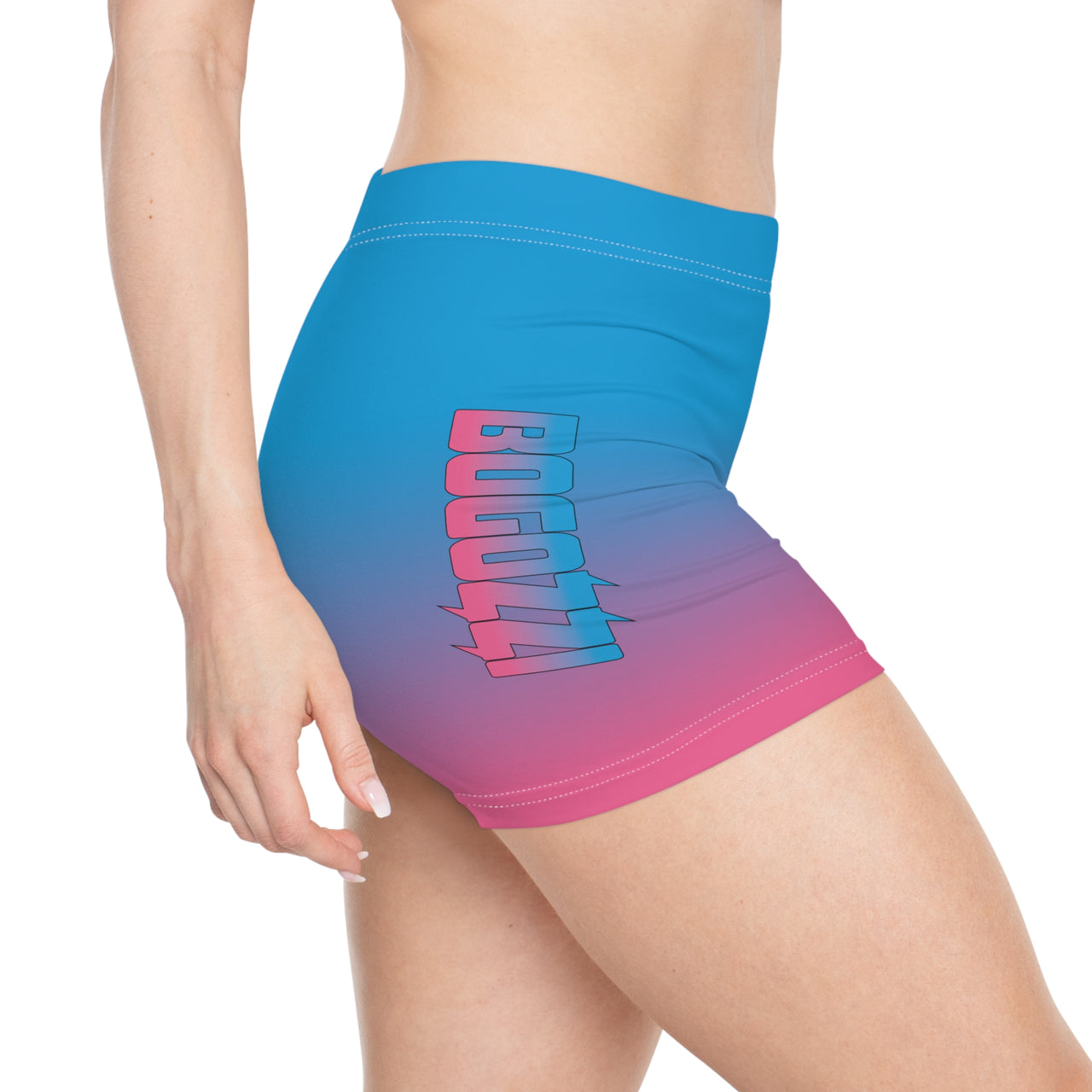 Candy  Cotton Sunrise Gradient Short Shorts — BOGOZZI Women’s Activewear