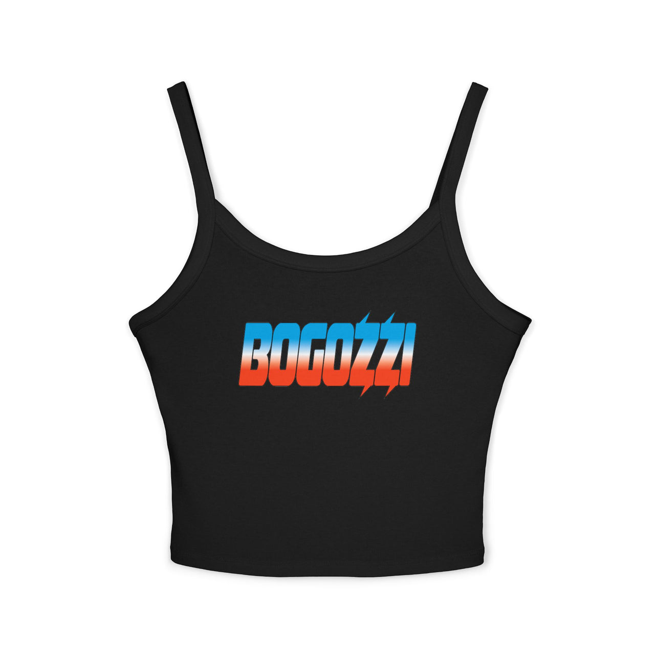 Vibrant Icey Dreamsicle Spaghetti Strap Tank Top — BOGOZZI Cropped Style