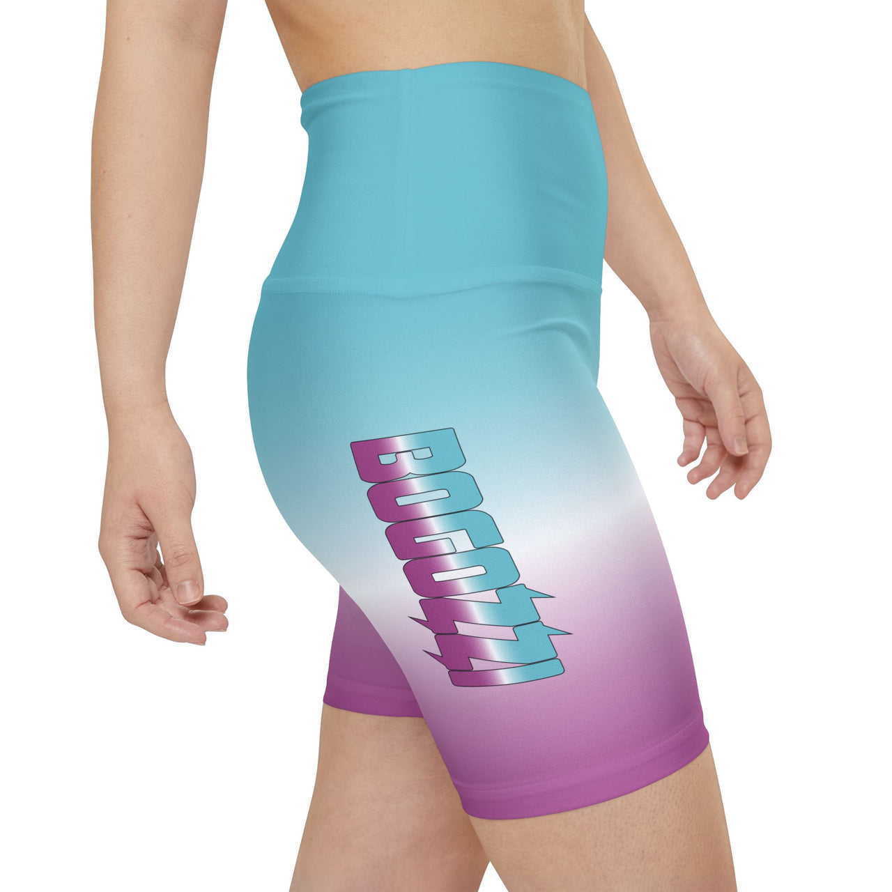 Icey South Beach Gradient Razzle Workout Shorts — BOGOZZI Women’s Activewear