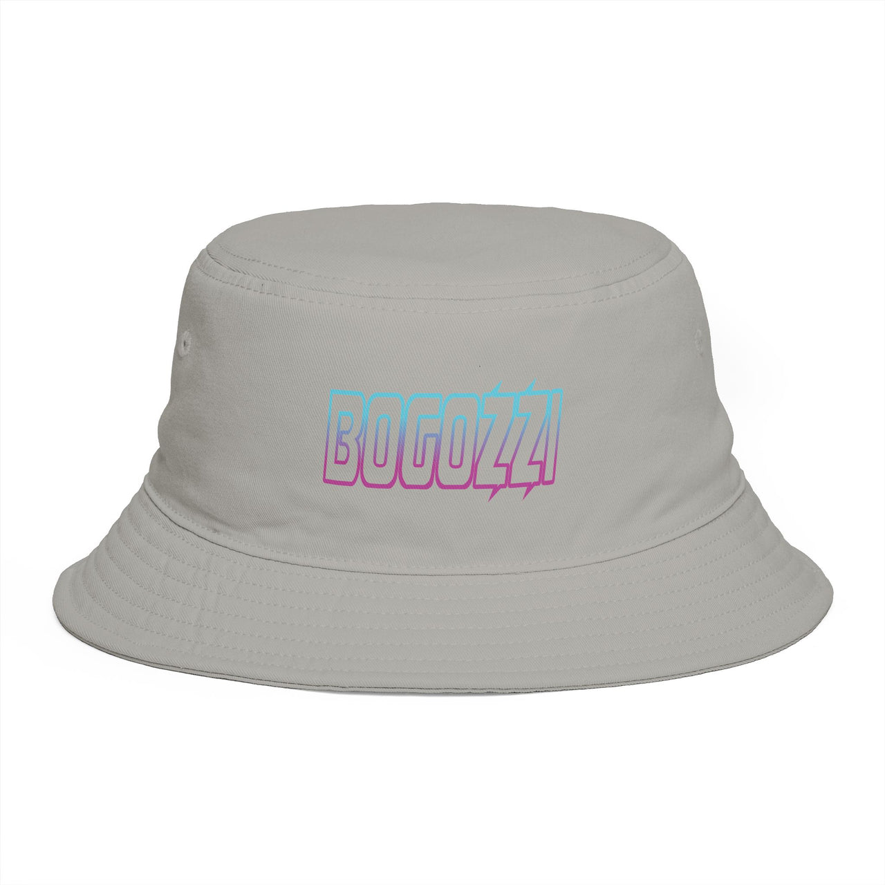 3D Electric Gradient Logo Bucket Hat —BOGOZZI  (SOUTH BEACH)