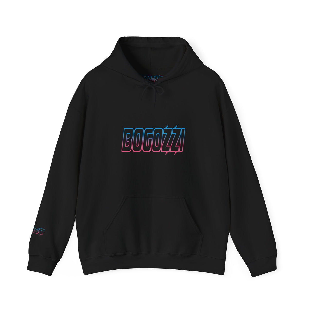 BOGOZZI Electric Cotton Candy Gradient — Midweight Hoodie