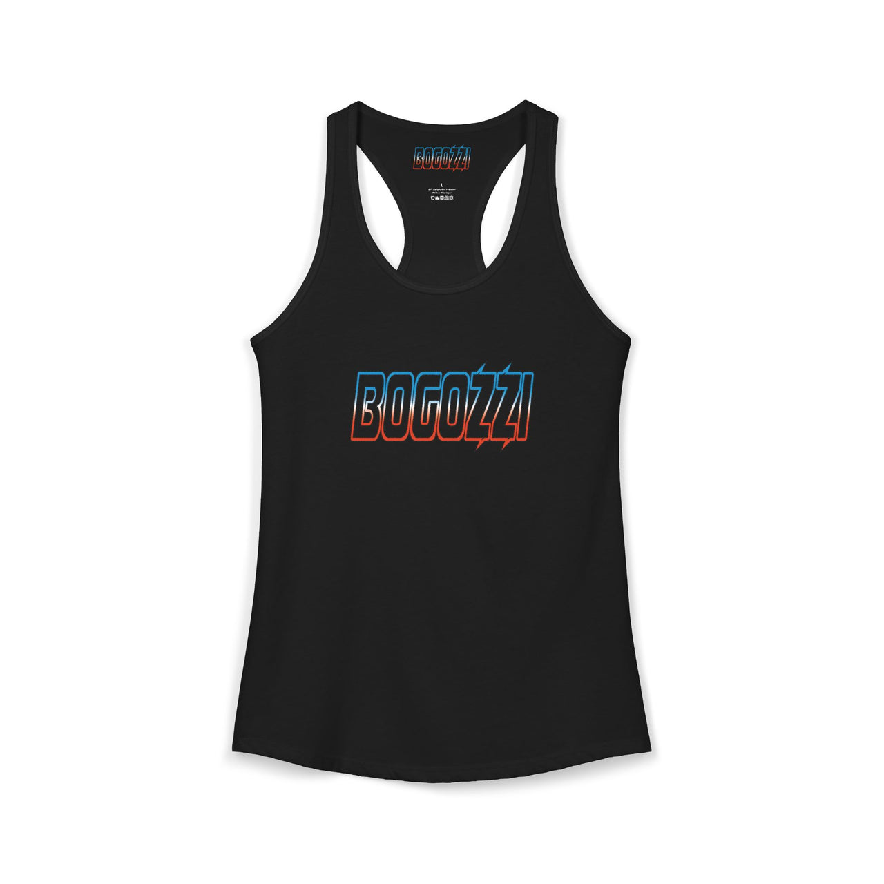 Racerback Tank — BOGOZZI Electric Icey Dreamsicle Gradient Graphic