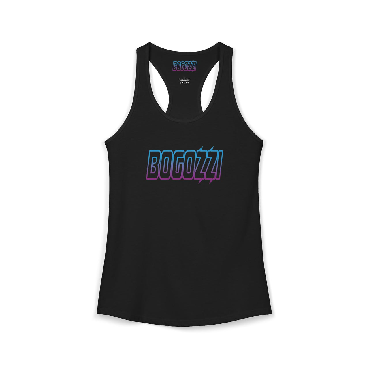 Racerback Tank — BOGOZZI Electric Magenta Dream Gradient Graphic