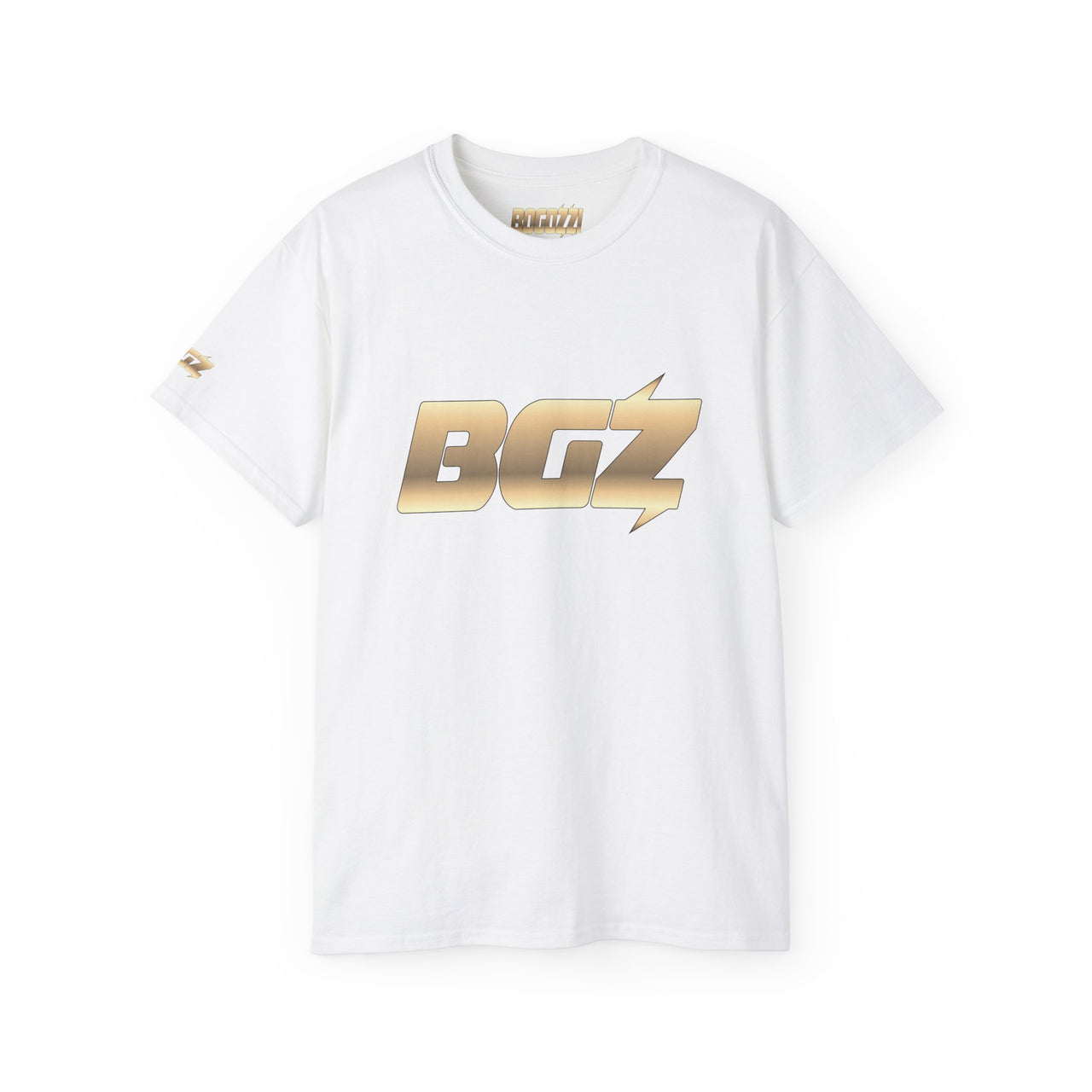 BOGOZZI (BGZ) - Glimmer Gold - Gradient Statement Tee — (Unisex)