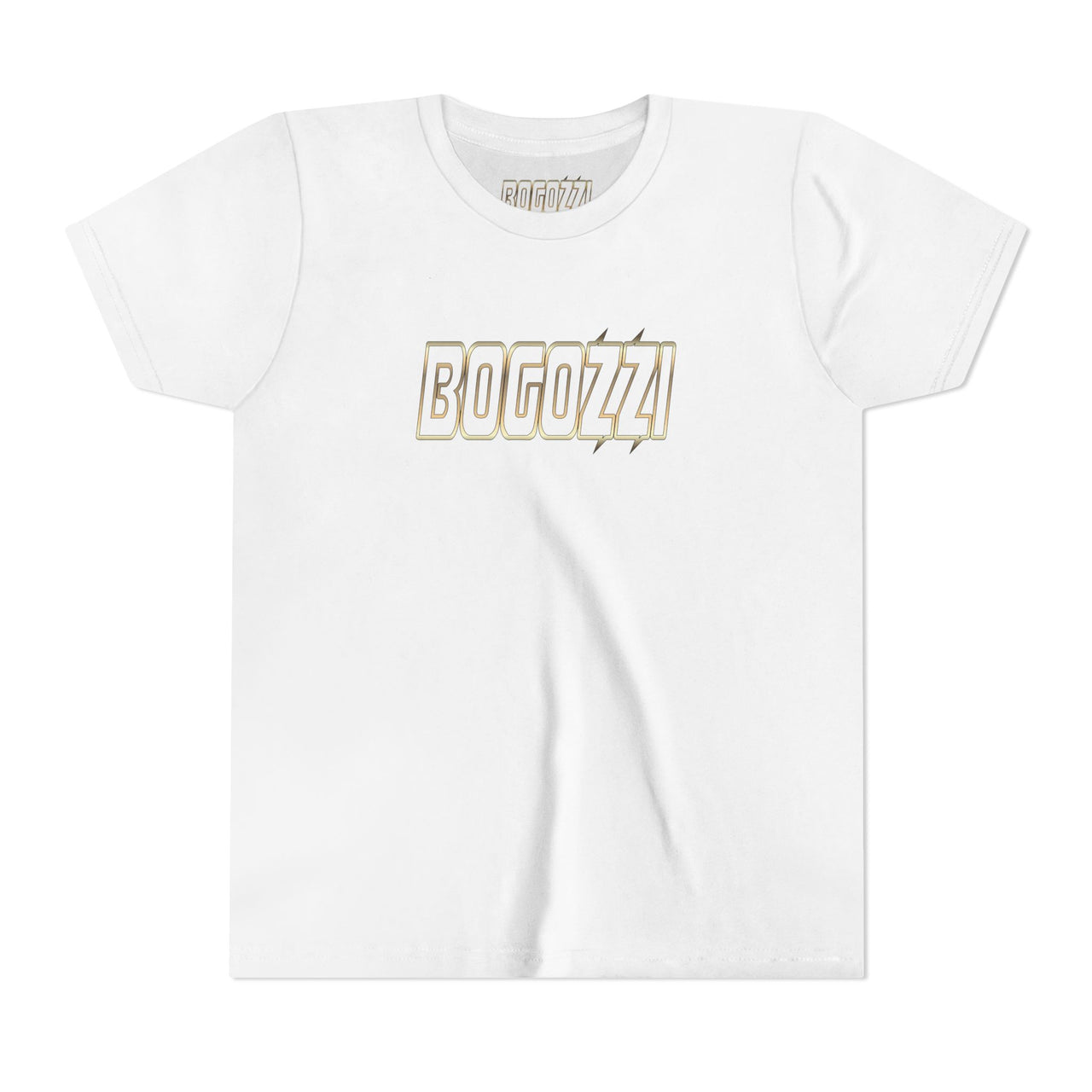 Glimmer Gold BOGOZZI Youth Tee — Graphic Kids T-Shirt