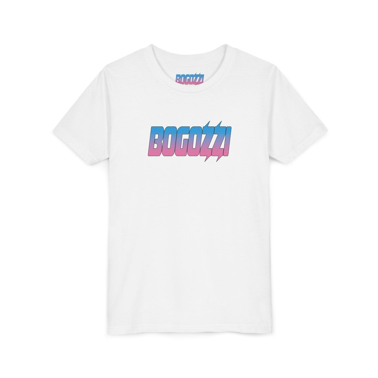 BOGOZZI Cotton Candy Gradient Graphic Youth Tee — Kids T‑Shirt