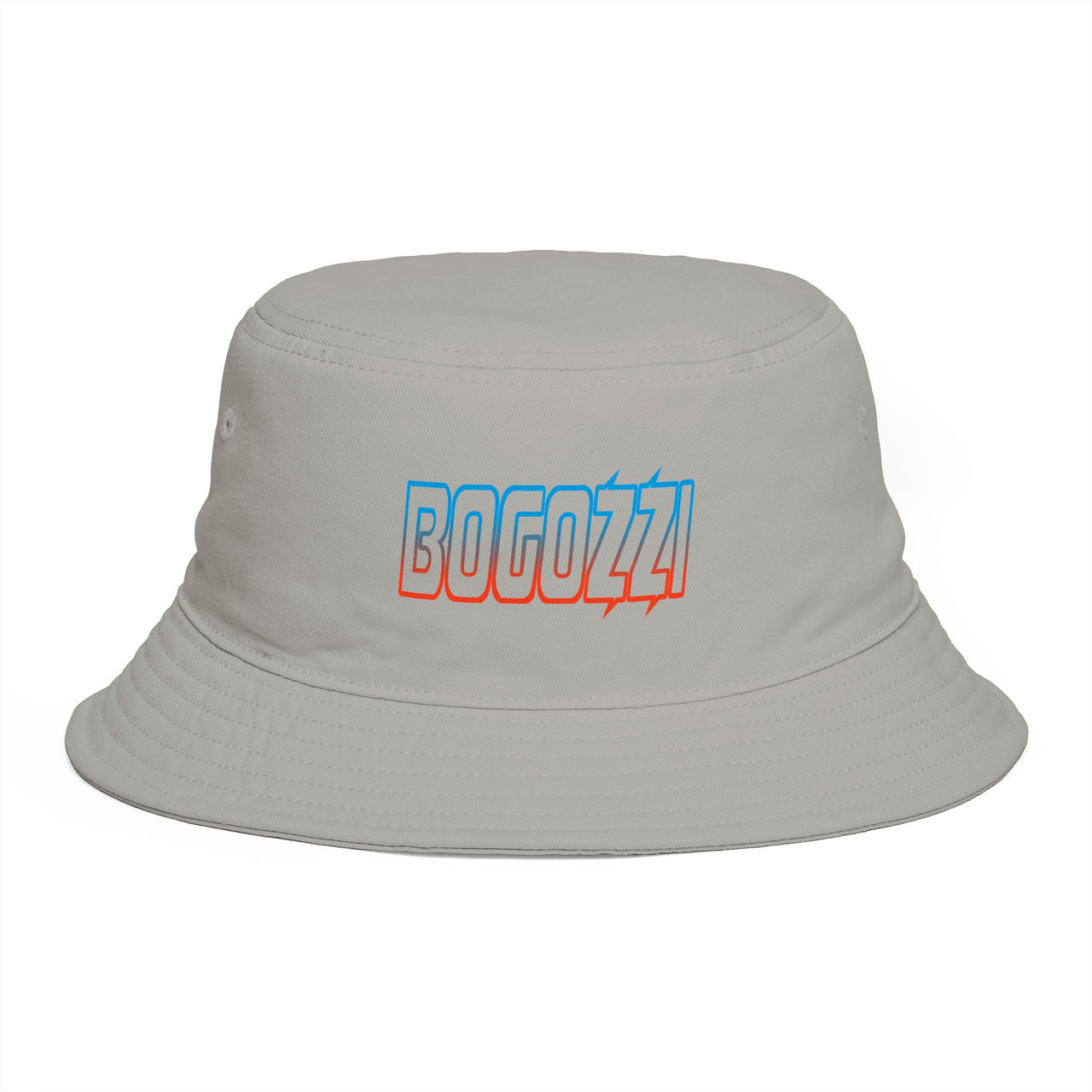 3D Electric Gradient Logo Bucket Hat —BOGOZZI  (DREAMSICLE)