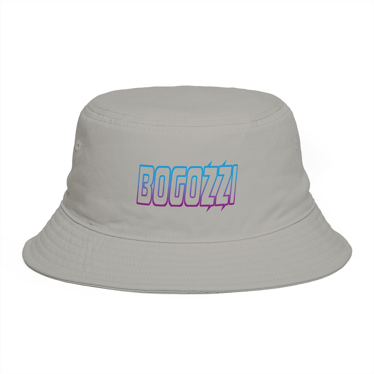 3D Electric Gradient Logo Bucket Hat —BOGOZZI  (MAGENTA DREAM)