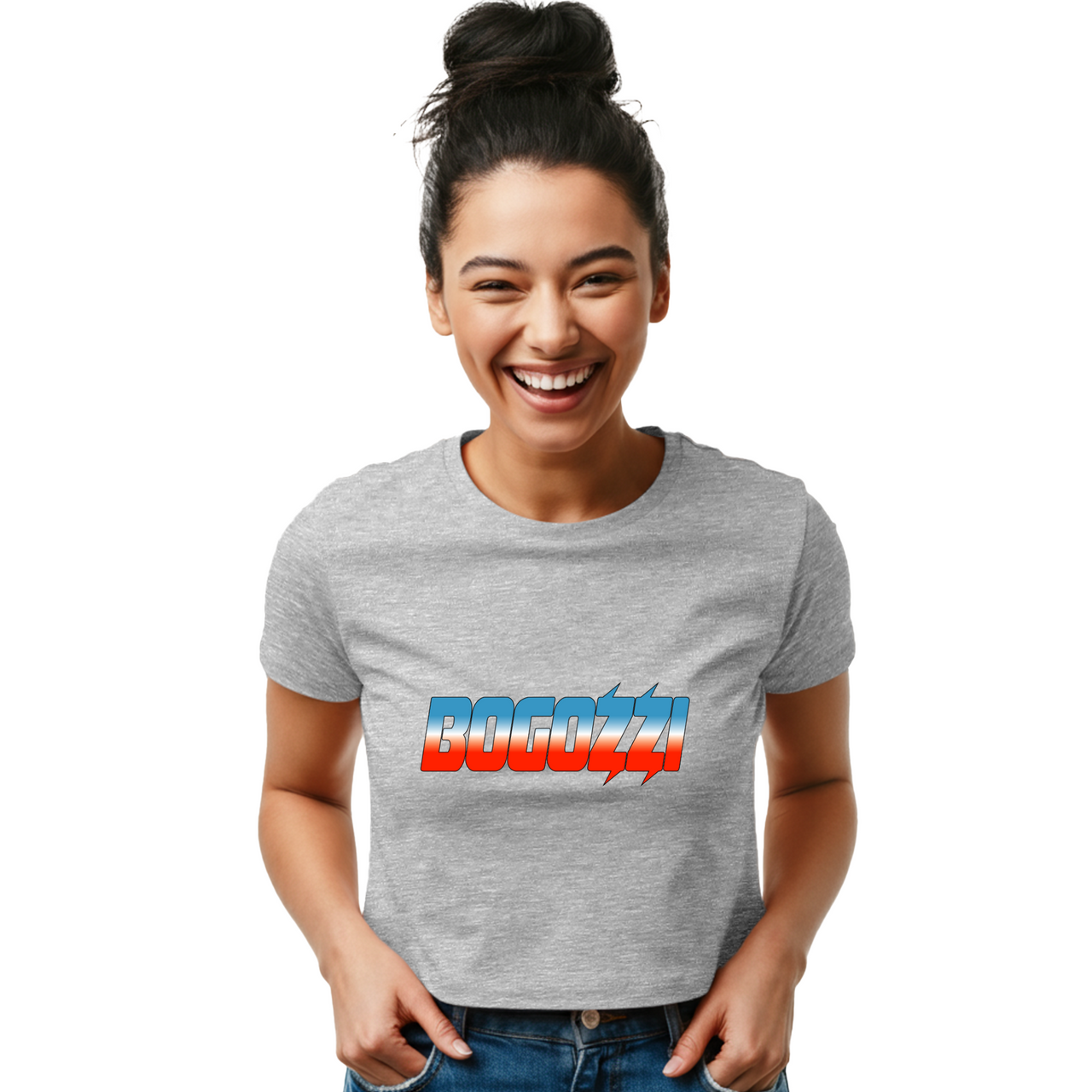 BOGOZZI - Vibrant Icey Dreamsicle Women's Baby Tee —  (3 Color Options)