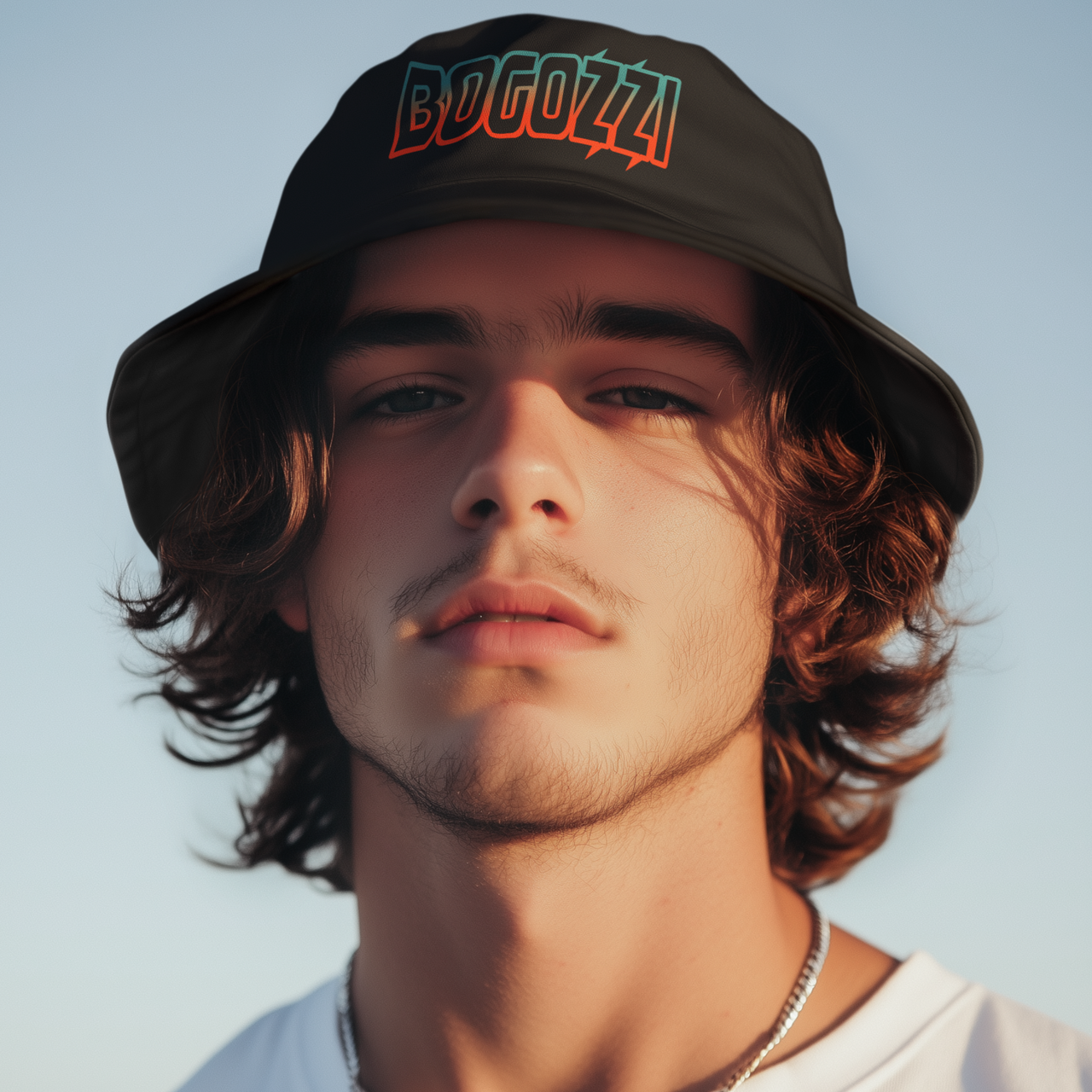 Bucket Hat —BOGOZZI  (ELECTRIC MIAMI BEACH) Logo Streetwear Hat