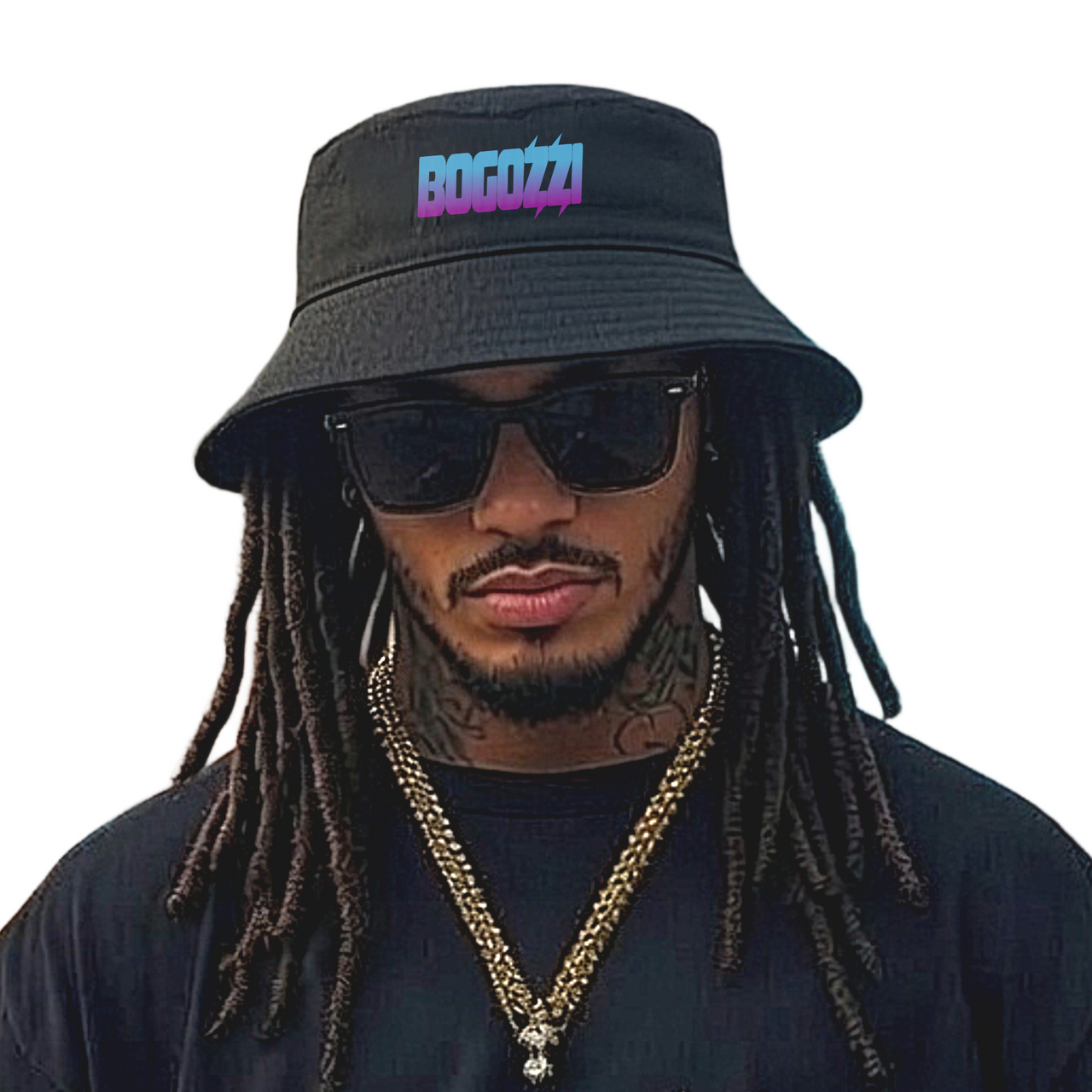 Bucket Hat —BOGOZZI (MAGENTA DREAM) Logo Streetwear Hat