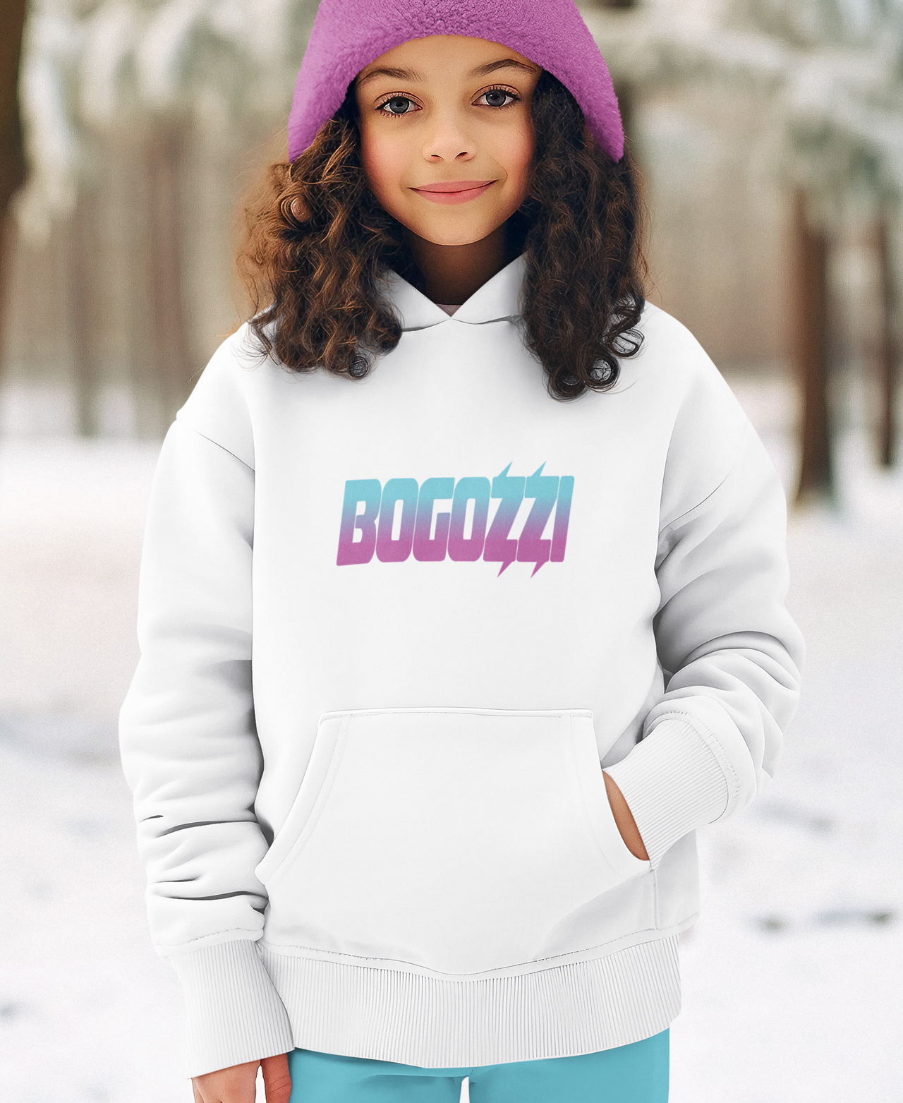 BOGOZZI - Youth Pullover Hoodie — South Beach Logo