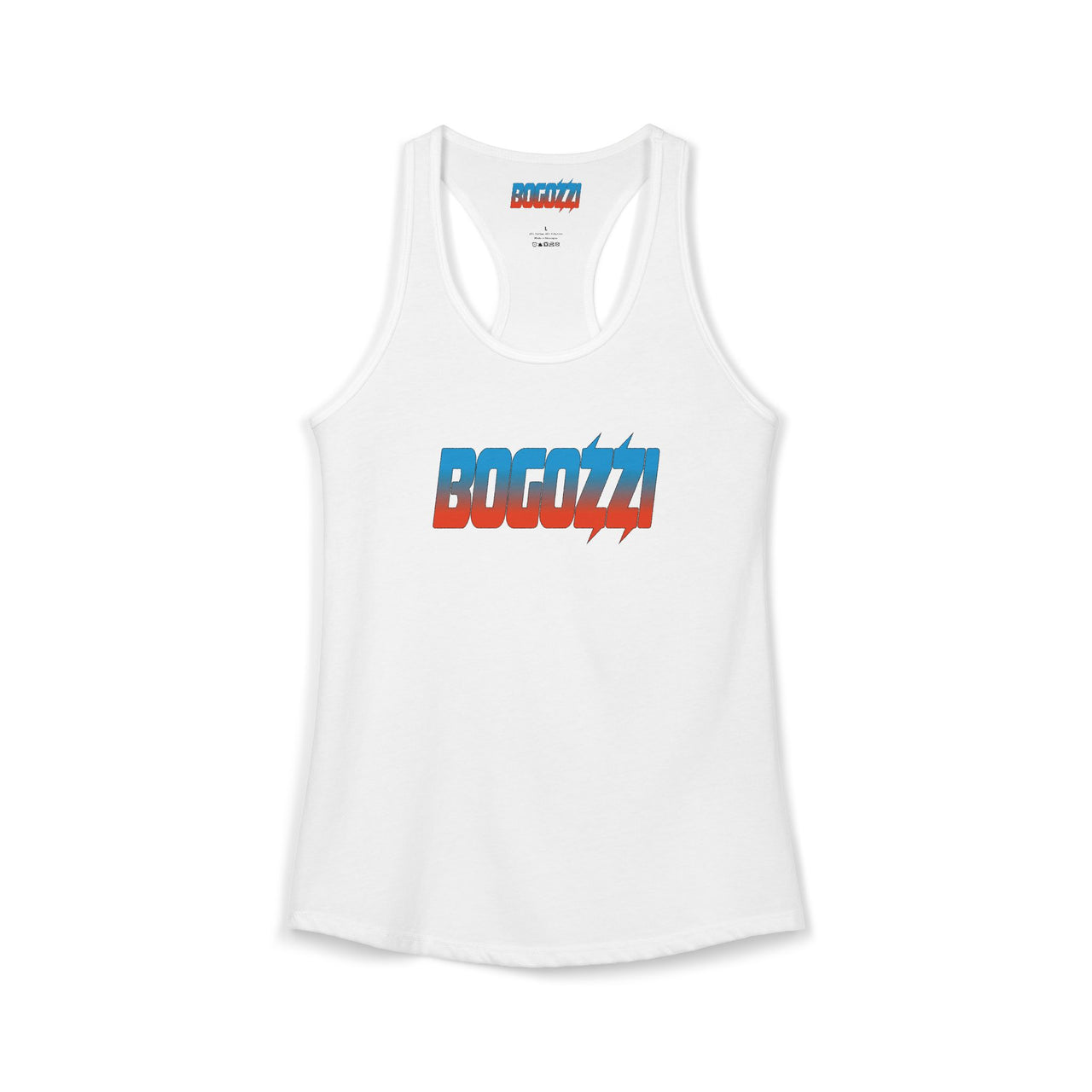 Racerback Tank — BOGOZZI Vibrant Dreamsicle Gradient Graphic
