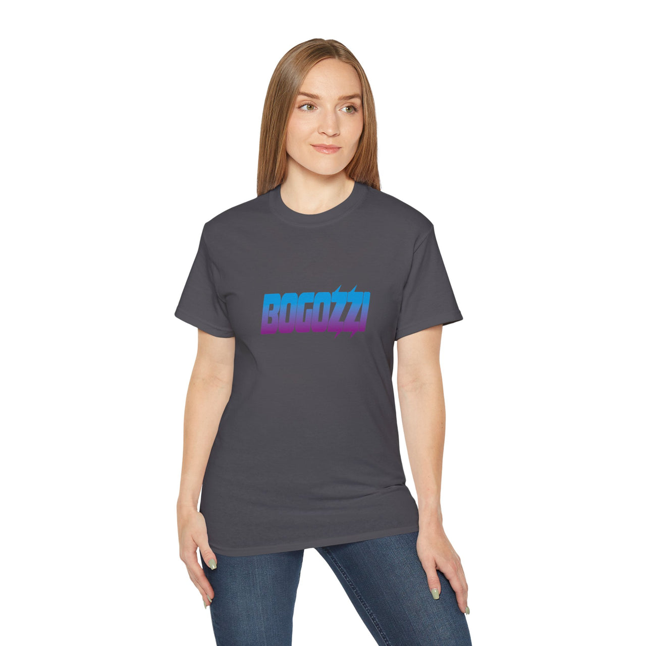 BOGOZZI - Magenta Dream - Gradient Statement Tee — (Unisex) Streetwear