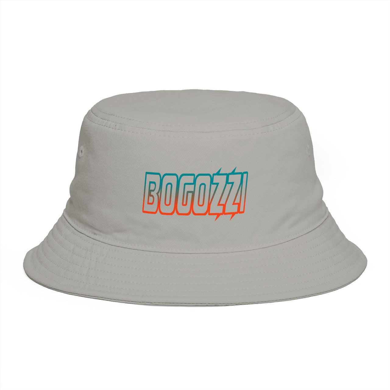 3D Electric Gradient Logo Bucket Hat —BOGOZZI  (MIAMI BEACH)
