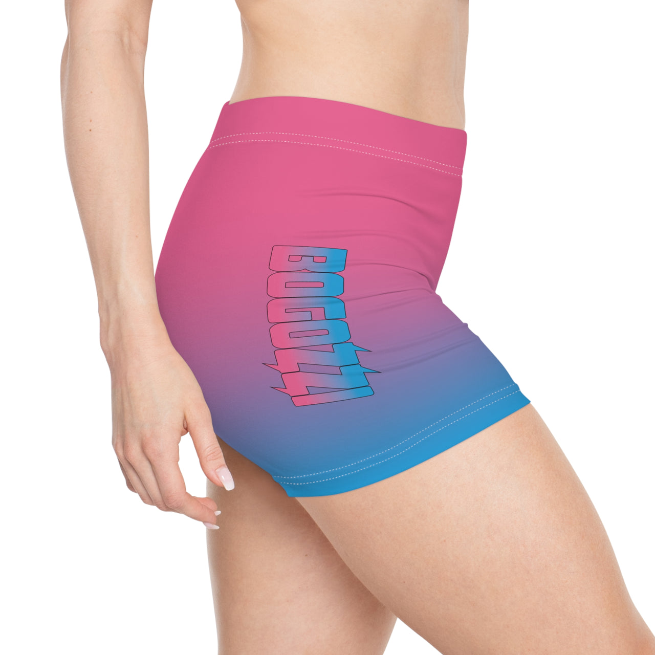 Candy  Cotton Sunset Gradient Short Shorts — BOGOZZI Women’s Activewear