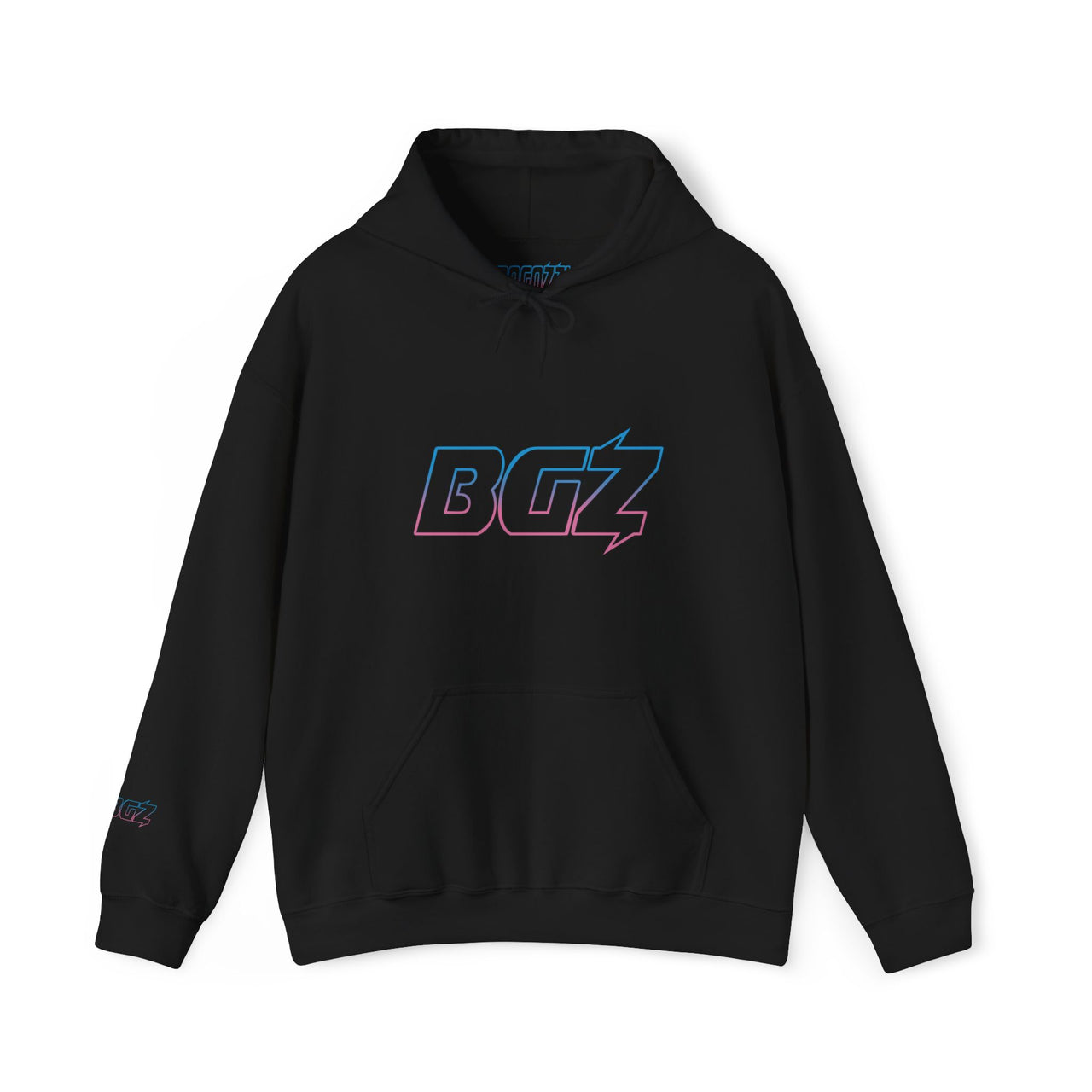 Electric Cotton Candy Gradient Hoodie — BOGOZZI Alternate Logo
