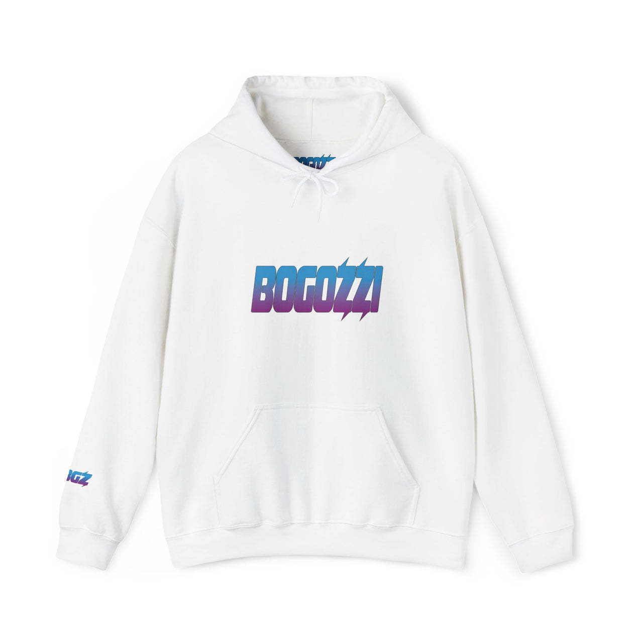 BOGOZZI Vibrant Magenta Dream Gradient Hoodie — Midweight