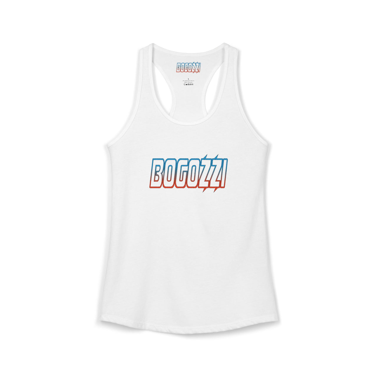 Racerback Tank — BOGOZZI Electric Dreamsicle Gradient Graphic