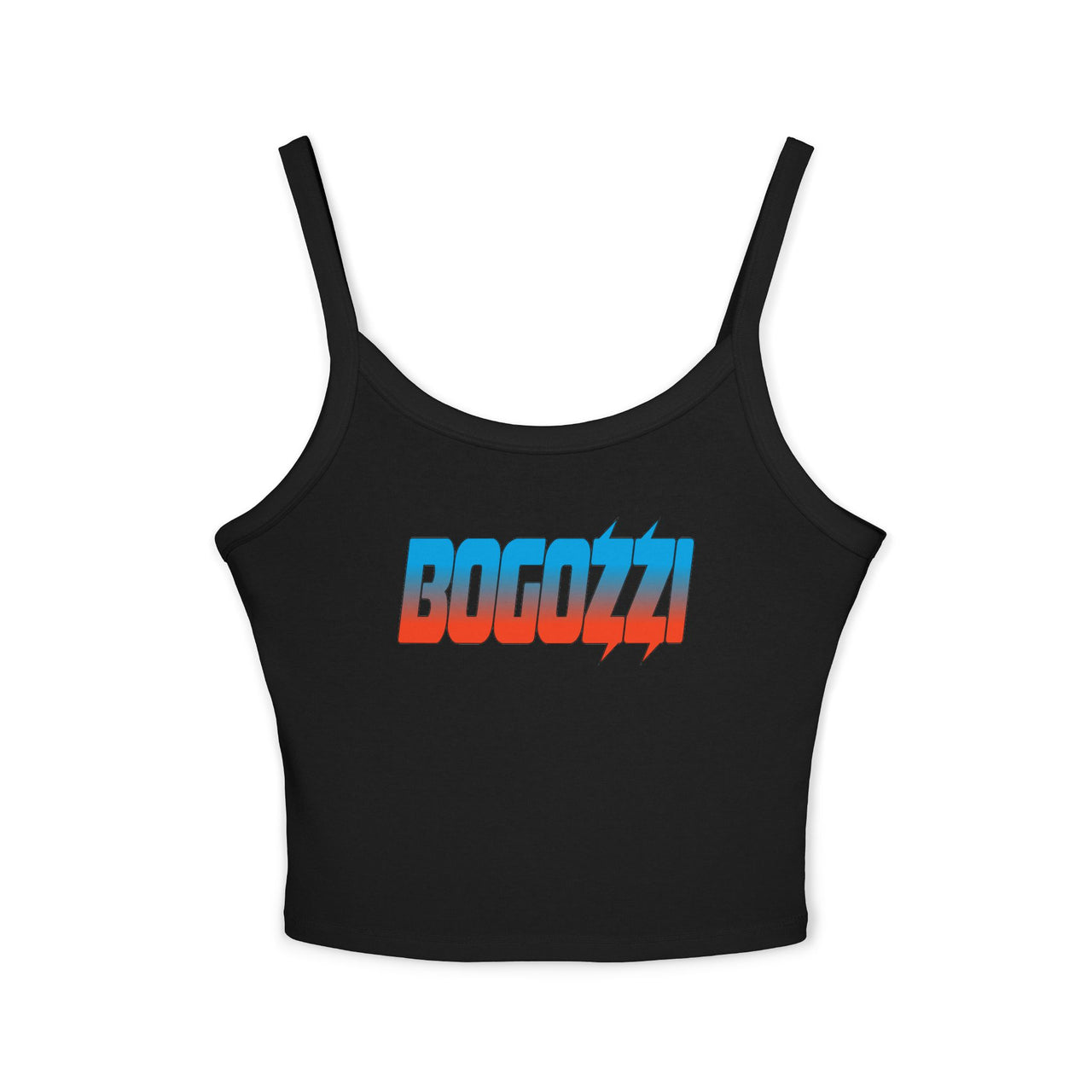 Vibrant Dreamsicle Spaghetti Strap Tank Top — BOGOZZI Cropped Style