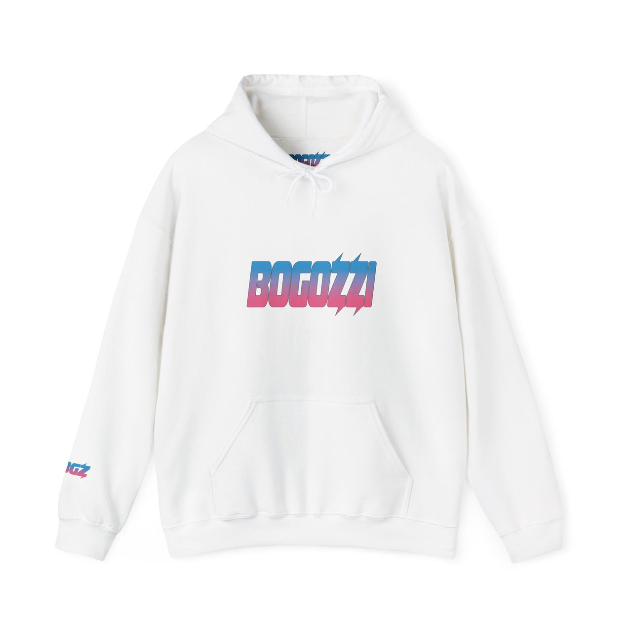 BOGOZZI Vibrant Cotton Candy Gradient Hoodie — Midweight
