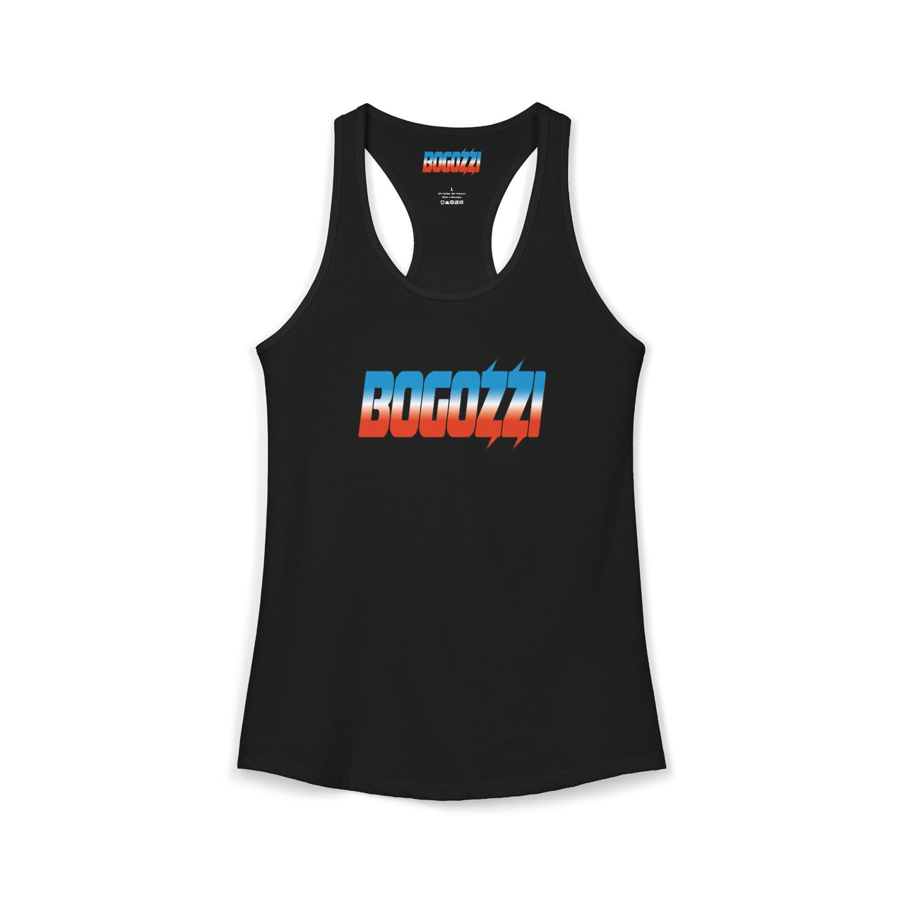 Racerback Tank — BOGOZZI Vibrant Icey Dreamsicle Gradient Graphic