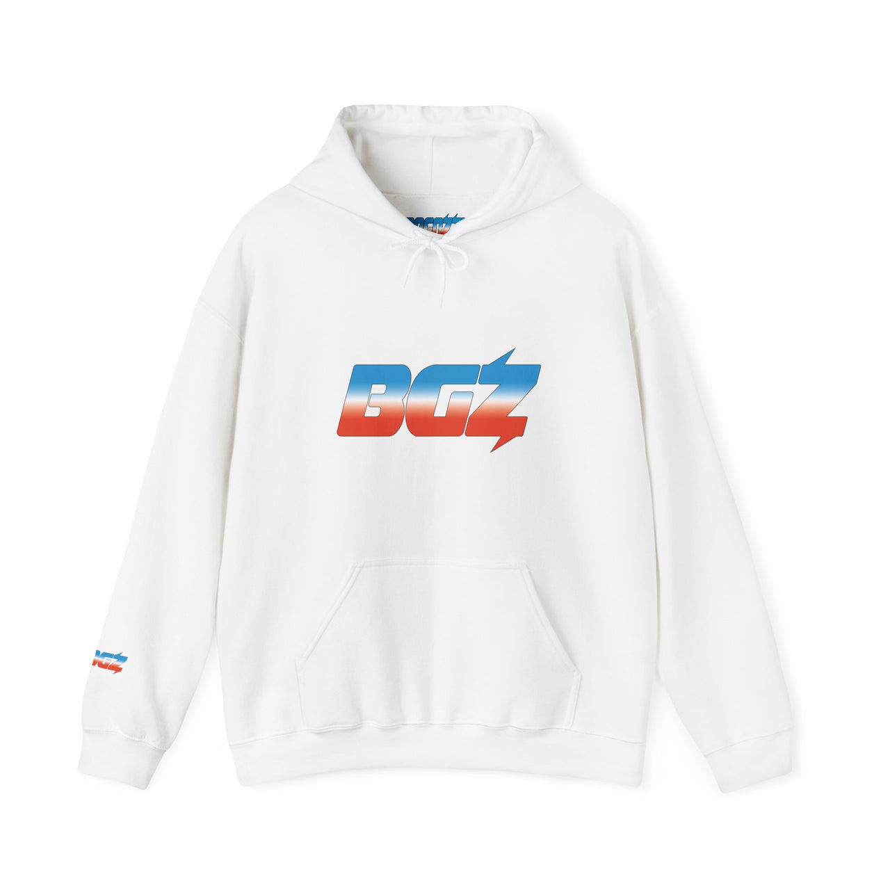 BOGOZZI Icey Dreamsicle Gradient Hoodie — BGZ Logo Midweight