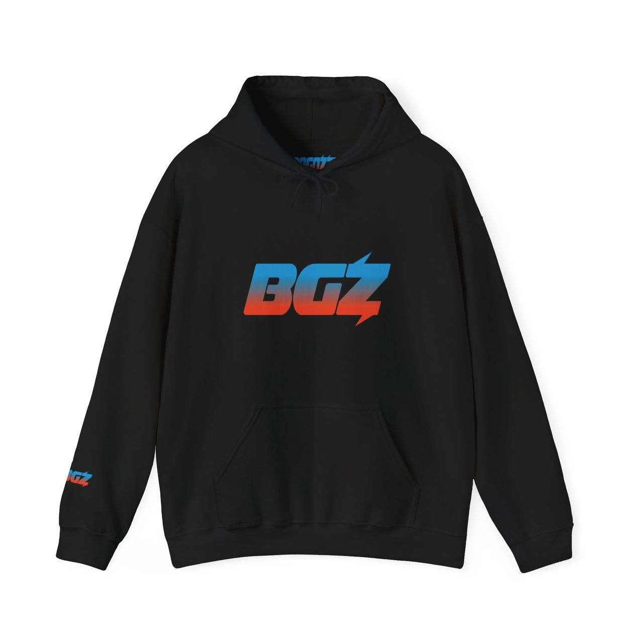 BOGOZZI Vibrant Dreamsicle Gradient Hoodie — BGZ Logo Midweight