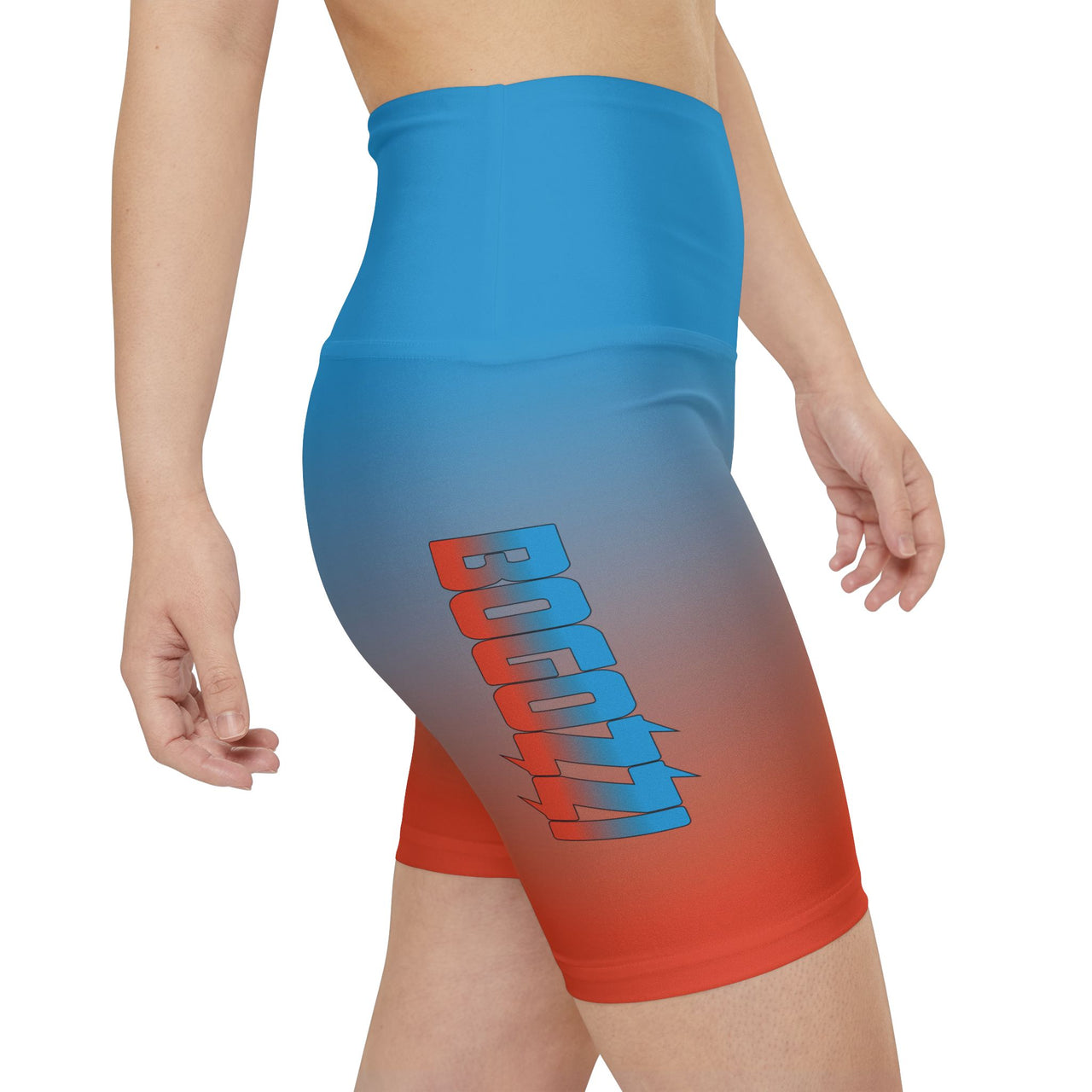Dreamsicle Gradient Razzle Workout Shorts — BOGOZZI Women’s Activewear