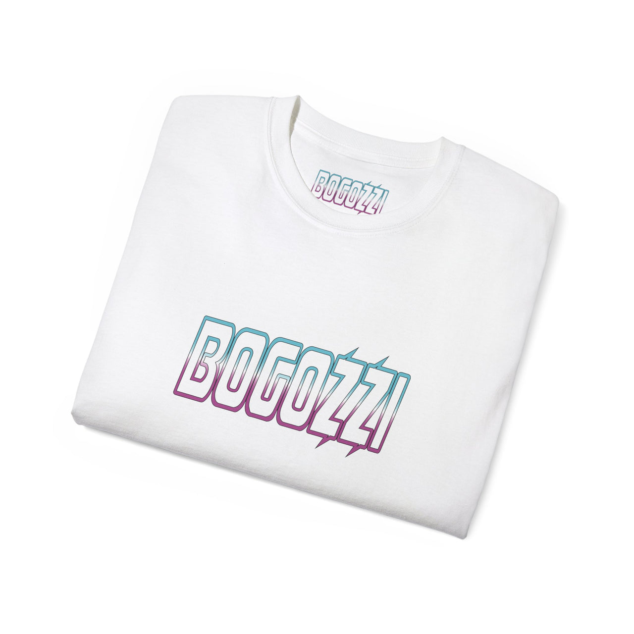 BOGOZZI - South Beach - Electric Ice Statement Tee — (Unisex)