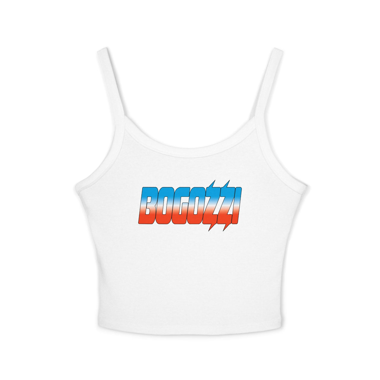 Vibrant Icey Dreamsicle Spaghetti Strap Tank Top — BOGOZZI Cropped Style