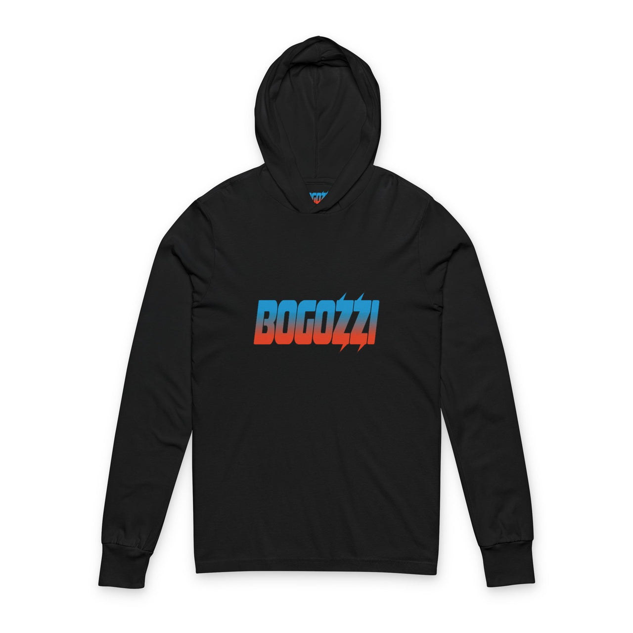 BOGOZZI - Vibrant Dreamsicle - Unisex - Hooded Long Sleeve Tee — Stylish Streetwear & Gym Loungewear