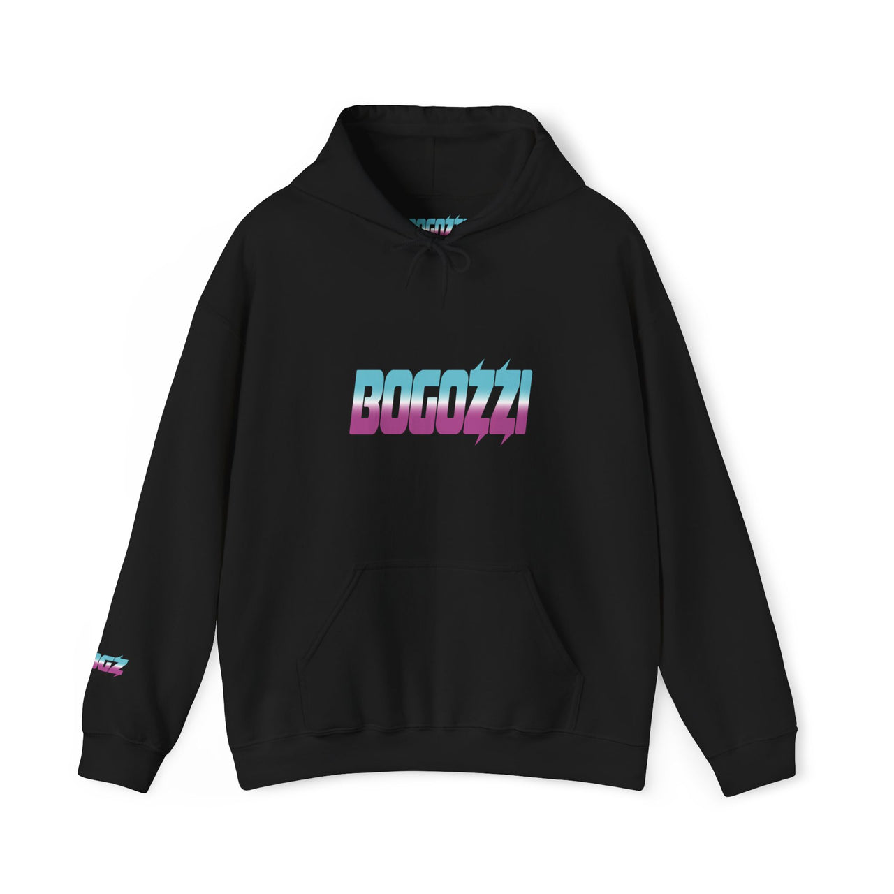 BOGOZZI Icey South Beach Gradient Hoodie — Midweight