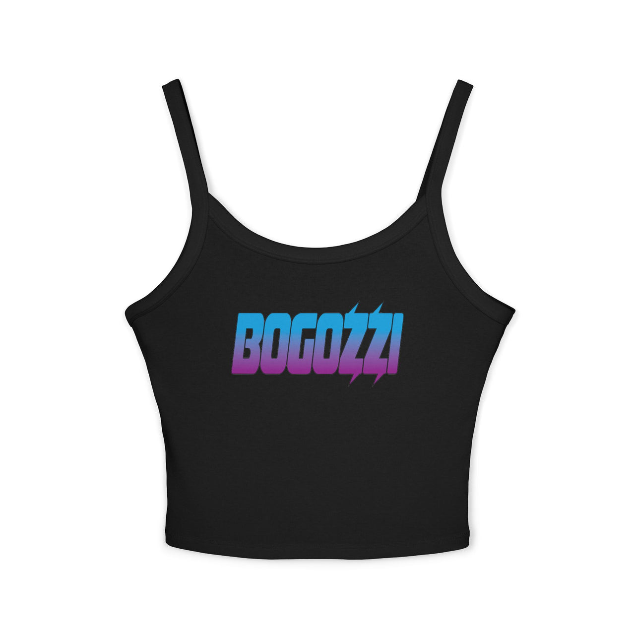 Vibrant Magenta Dream Spaghetti Strap Tank Top — BOGOZZI Cropped Style