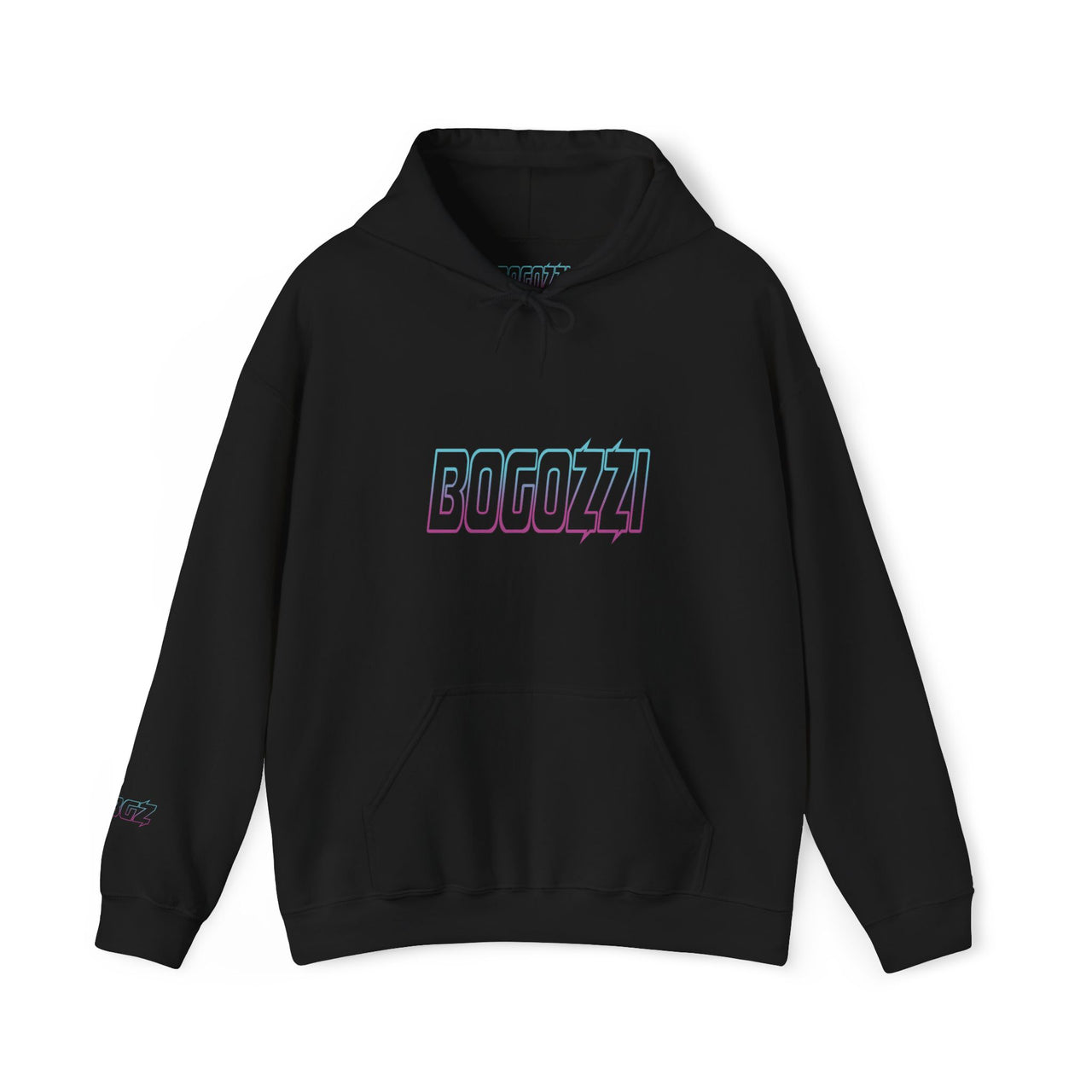 BOGOZZI Electric South Beach Gradient — Midweight Hoodie